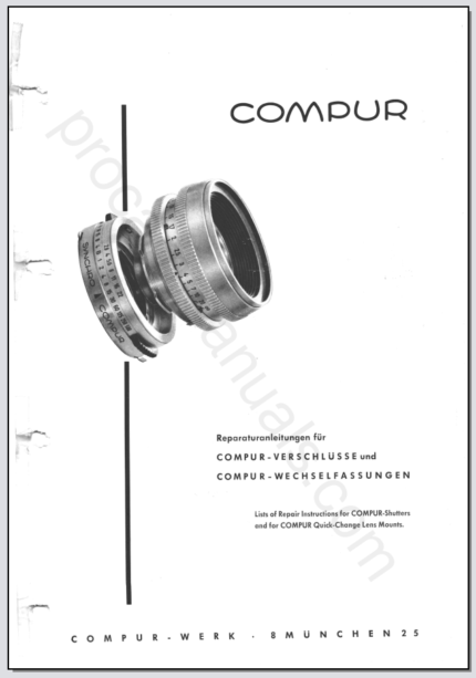 Compur-Shutter-and-Quick-Change-Lens-Mount-Repair-Manual