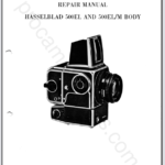 Hasselblad 500EL & 500ELM Parts and Service Manual