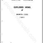 Mamiya C330 Service Manual (EFC)
