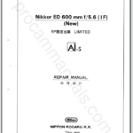 Nikon Nikkor ED 600mm f5.6 IF Ai-S JAA50903 NEW Limited