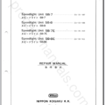 Nikon Speedlight Unit SB-7, SB-8, SB-7E, SB-8E 30FA27,28,27E,28E
