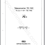 Nikon Teleconverter TC-14C Ai-S JAA90501 (Parts List)