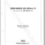 Nikon Zoom-Nikkor 180-600 f8 Non-Ai 20FLZ10K