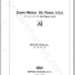 Nikon Zoom-Nikkor 35-70mm f3.5 Ai 20FLZ35