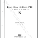 Nikon Zoom-Nikkor 43-86mm f3.5 Ai 20FLZ12K