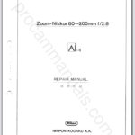 Nikon Zoom-Nikkor 80-200mm f2.8 Ai-S JAA71201