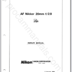Nikon AF Nikkor 20mm f2.8 Ai-S JAA12301