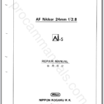 Nikon AF Nikkor 24mm f2.8 Ai-S JAA12101