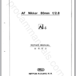 Nikon AF Nikkor 80mm f2.8 Ai-S JAA31901