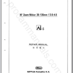 Nikon AF Zoom-Nikkor 35-135mm f3.5-4.5 Ai-S JAA73101