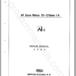 Nikon AF Zoom Nikkor 70-210mm f4 Ai-S JAA72801