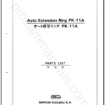 Nikon Auto Extension Ring PK-11A FPW00703 (Parts List)