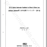 Nikon DF-12 Optical Underwater Viewfinder for 20mm & 28mm Lens FEB00801