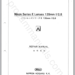 Nikon Lens Series E 135mm f2.8 Ai JAA30901