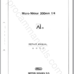 Nikon Micro-Nikkor 200mm f4 Ai-S JAA61802
