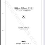 Nikon Nikkor 105mm f1.8 Ai JAA30601