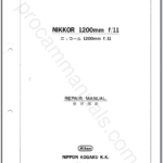Nikon Nikkor 1200mm f11 Non-Ai 20FL1200C