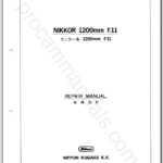 Nikon Nikkor 1200mm f11 Non-Ai 20FLS120K