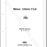 Nikon Nikkor 135mm f2.8 Ai-S JAA30802