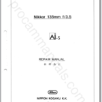 Nikon Nikkor 135mm f3.5 Ai-S JAA31003