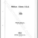 Nikon Nikkor 15mm f3.5 Ai-S JAA10302