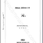 Nikon Nikkor 200mm f4 Ai-S JAA31303