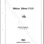 Nikon Nikkor 28mm f3.5 Ai-S JAA11403