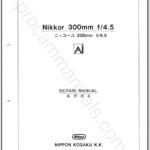 Nikon Nikkor 300mm f4.5 Ai 20FL300K