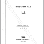 Nikon Nikkor 35mm f2.8 Ai-S JAA11803