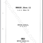 Nikon Nikkor 35mm f2 Non-Ai 20FL36K