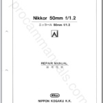 Nikon Nikkor 50mm f1.2 Ai 20FL52