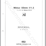 Nikon Nikkor 55mm f1.2 Ai 20FL55K