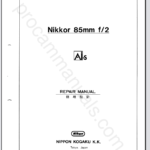 Nikon Nikkor 85mm f2 Ai-S JAA30202