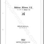 Nikon Nikkor 85mm f2 Ai 20FL86N