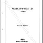 Nikon Nikkor Auto 400mm f5.6 Non-Ai 20FL401