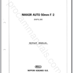 Nikon Nikkor Auto 50mm f2 20FL3C
