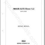 Nikon Nikkor Auto 55mm f1.2 Non-Ai 20FL55C