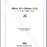 Nikon Nikkor ED 300mm f2.8 Ai 20FLS301N