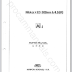 Nikon Nikkor ED 300mm f4.5 IF Ai-S JAA31802