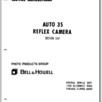 Bell&Howell Auto 35 Reflex Camera Design 237 Service Instructions