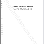 Canon FTb-New (FTb-N) No. C-036 Service Manual