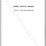 Canon FTb No. C-032 Service Manual
