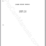 Canon TLb & Bell&Howell FD 35 Repair Manual