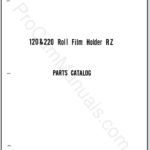 Mamiya 120 & 220 Roll Film Holder RZ Parts Catalog