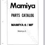 Mamiya 6 Camera Body Parts Catalog