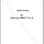 Mamiya RB67 Pro S Camera Body Repair Manual