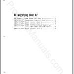 Mamiya RZ67 Professional AE Magnifying Hood RZ Parts List