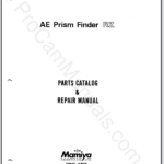 Mamiya RZ67 Professional AE Prism Finder RZ Parts Catalog & Repair Manual