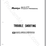Mamiya RZ67 Professional Camera Body Troubleshooting