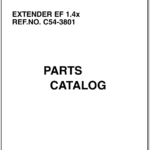 Canon Extender EF1.4X Parts Catalog